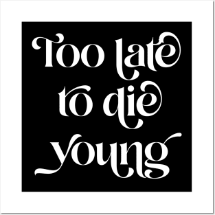 Too Late To Die Young Posters and Art